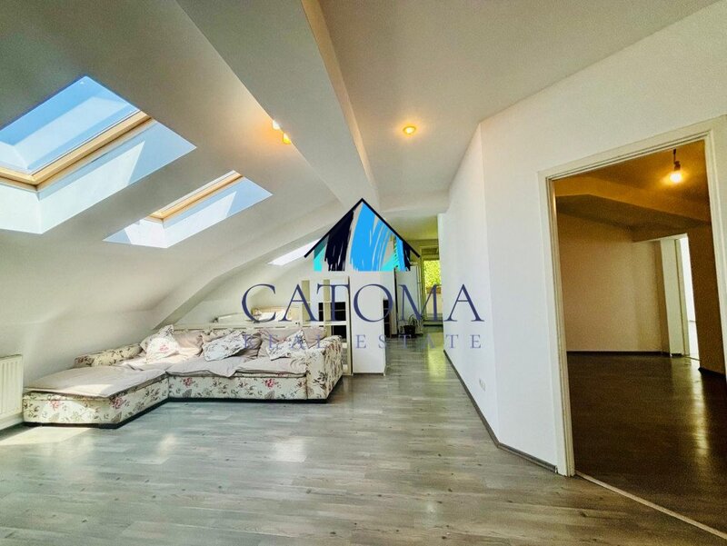 Brancoveanu, 4 camere tip mansarda, terasa 30 mp, dressing dedicat, boxa.