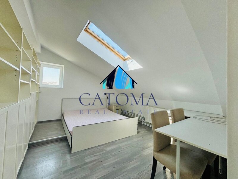 Brancoveanu, 4 camere tip mansarda, terasa 30 mp, dressing dedicat, boxa.