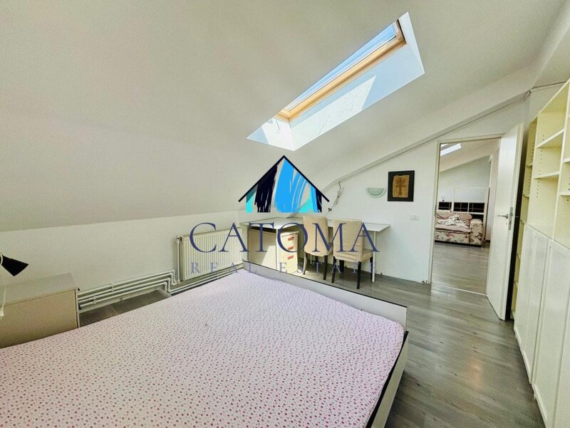 Brancoveanu, 4 camere tip mansarda, terasa 30 mp, dressing dedicat, boxa.